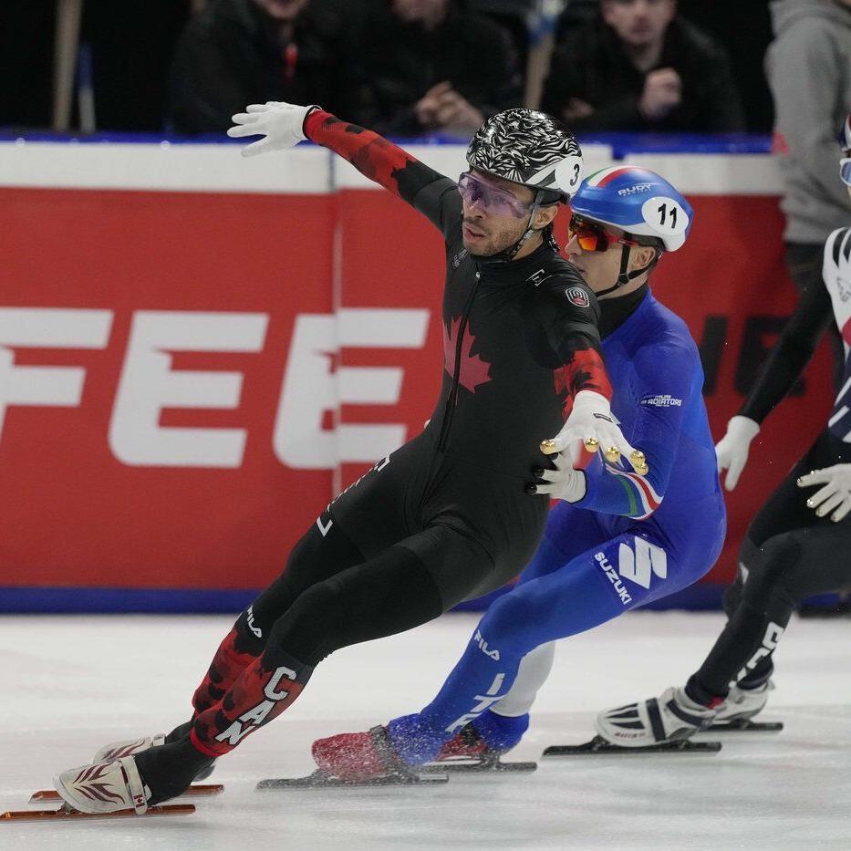 Canada's short-track speedskaters to treat world championships as Olympic trial run